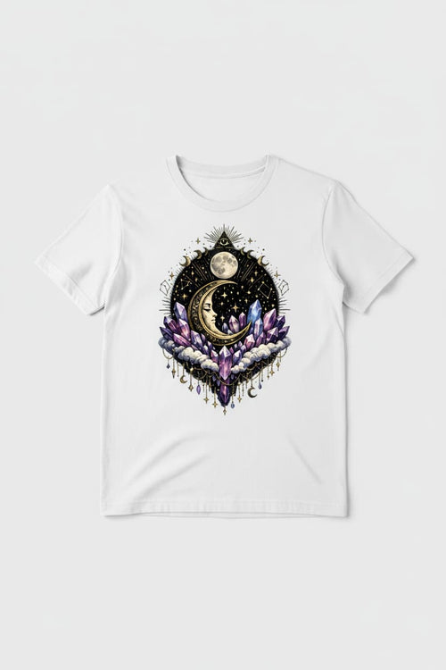 Celestial Moon Crystal Tee