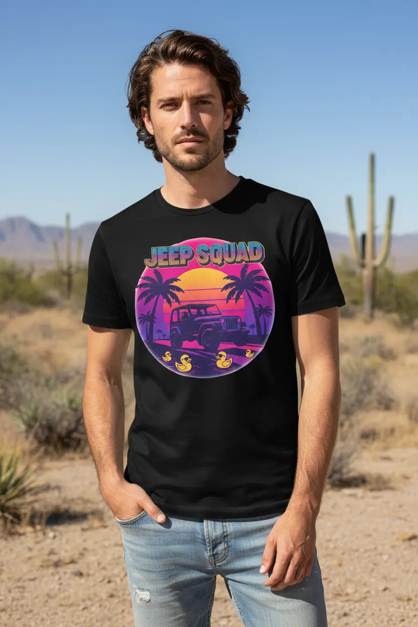 Jeep Squad Sunset Tee