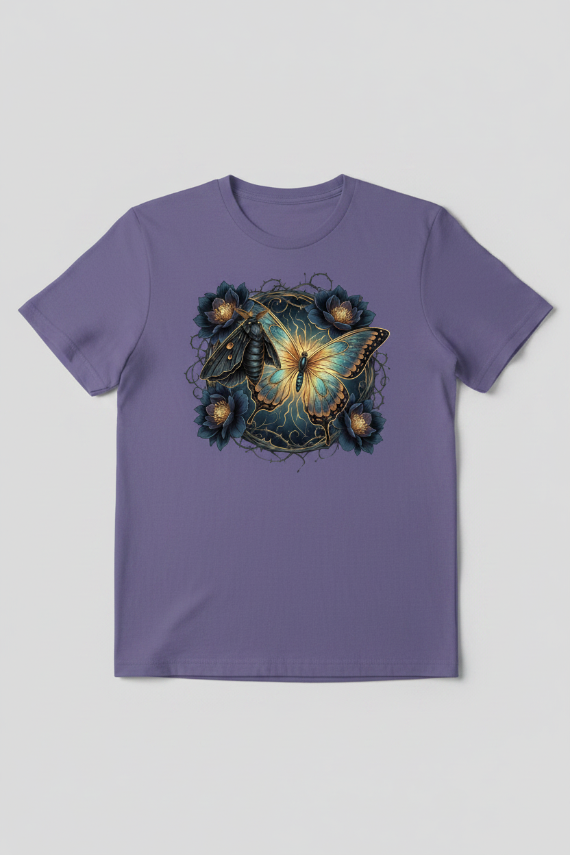 Moth to Butterfly - Lavender Shirt
